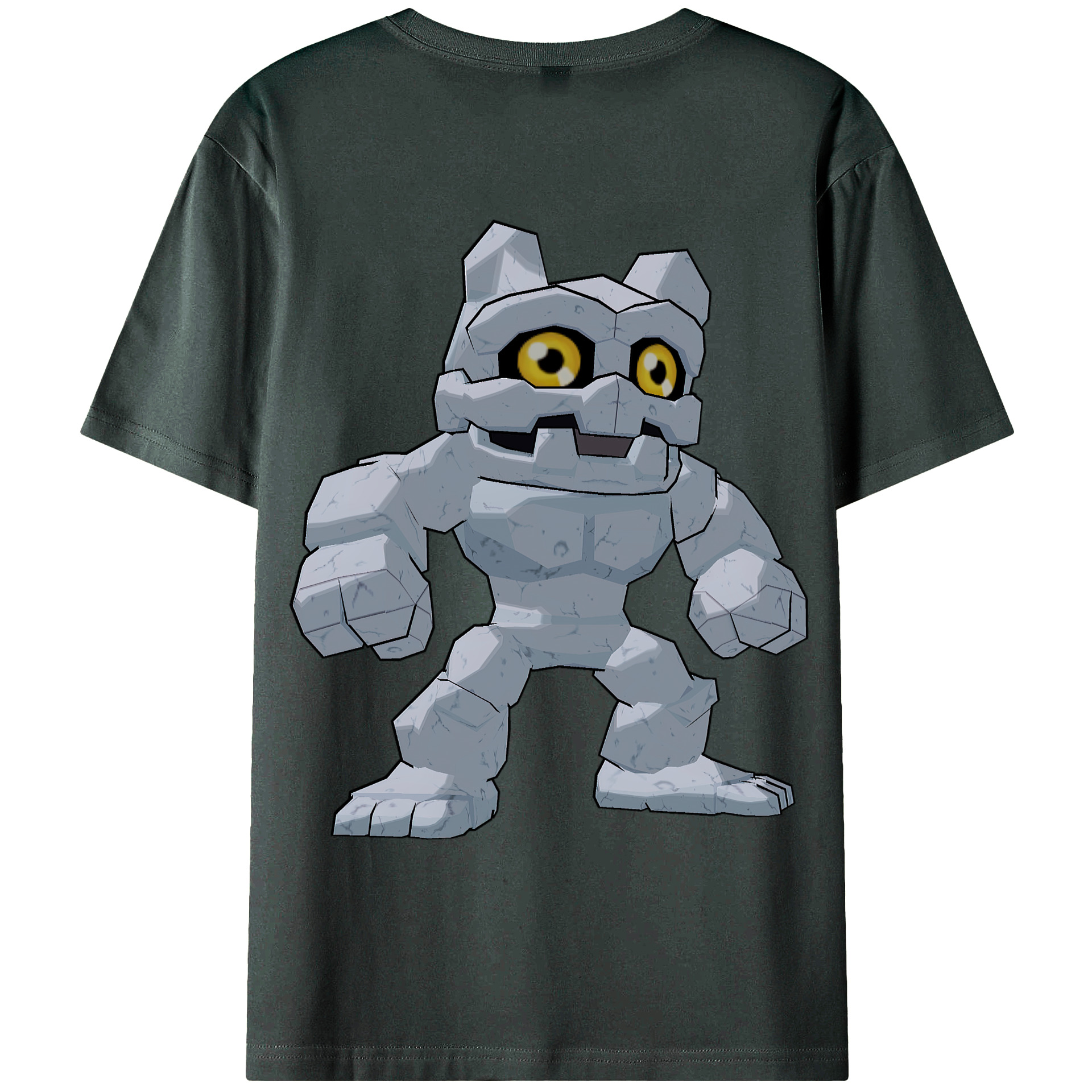 （画像用） Digimon デジタルモンスター/デジモン 綿100％ メンズ半袖Tシャツ（バックプリント） 通気性